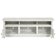 Pemberly Row 70-inch TV Stand Media Console in Distressed White