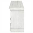 Pemberly Row 70-inch TV Stand Media Console in Distressed White