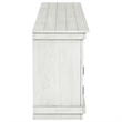 Pemberly Row 70-inch TV Stand Media Console in Distressed White