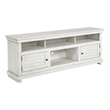 Pemberly Row 70-inch TV Stand Media Console in Distressed White