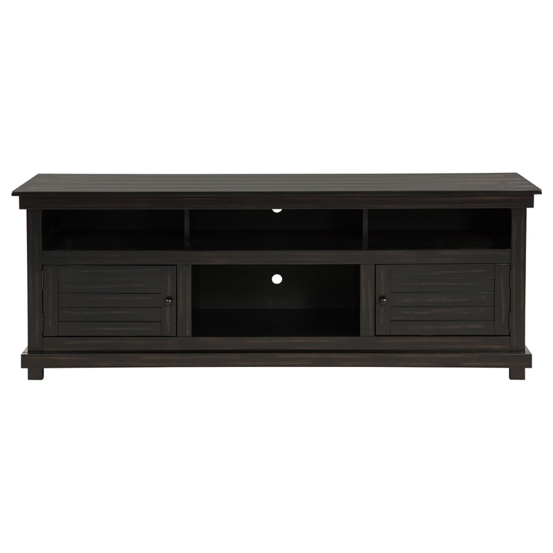 Pemberly Row 70-inch TV Stand Media Console with Cord Management in Java