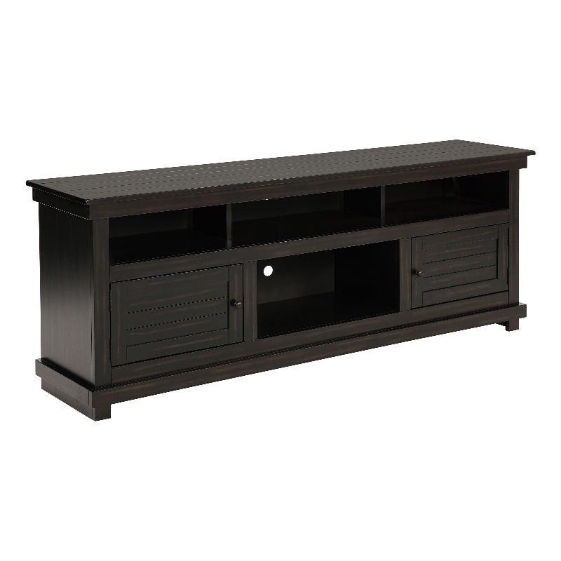 Pemberly Row 70-inch TV Stand Media Console with Cord Management in Java