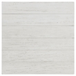 Pemberly Row Square Wood End Table with Shelf in Distressed White