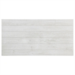 Pemberly Row Rectangular Wood Coffee Table with Shelf in Distressed White