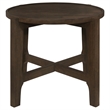 Pemberly Row 3-piece Solid Wood Coffee and End Table Set in Dark Brown