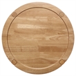 Pemberly Row 3-piece Round Rubberwood Coffee and End Table Set in Maple