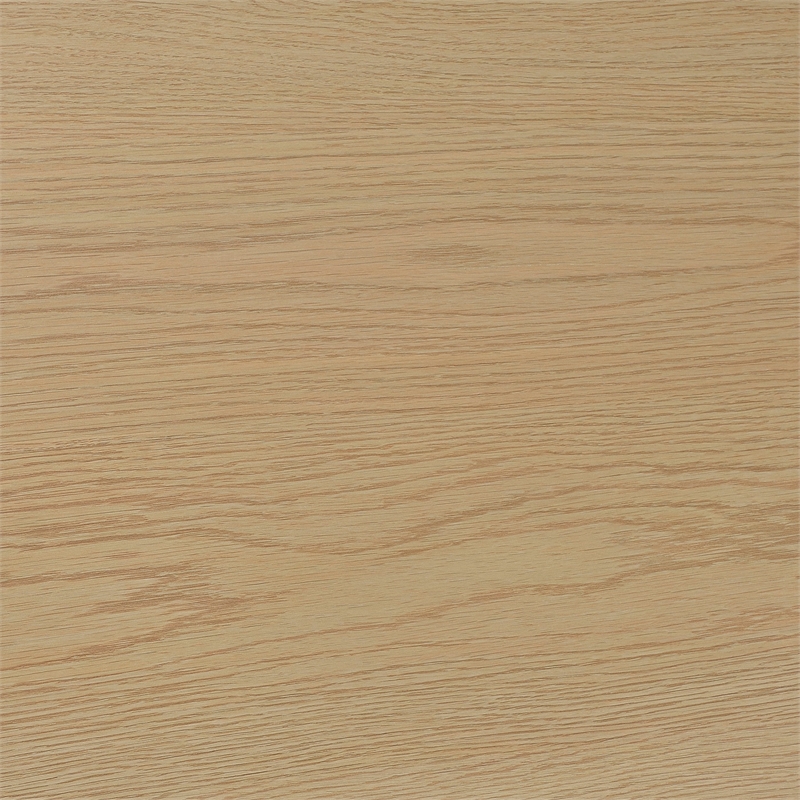 Pemberly Row Round Engineered Wood Top Side End Table in Brown