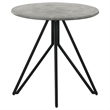 Pemberly Row 2-piece Round Laminate Coffee and End Table Set in Cement
