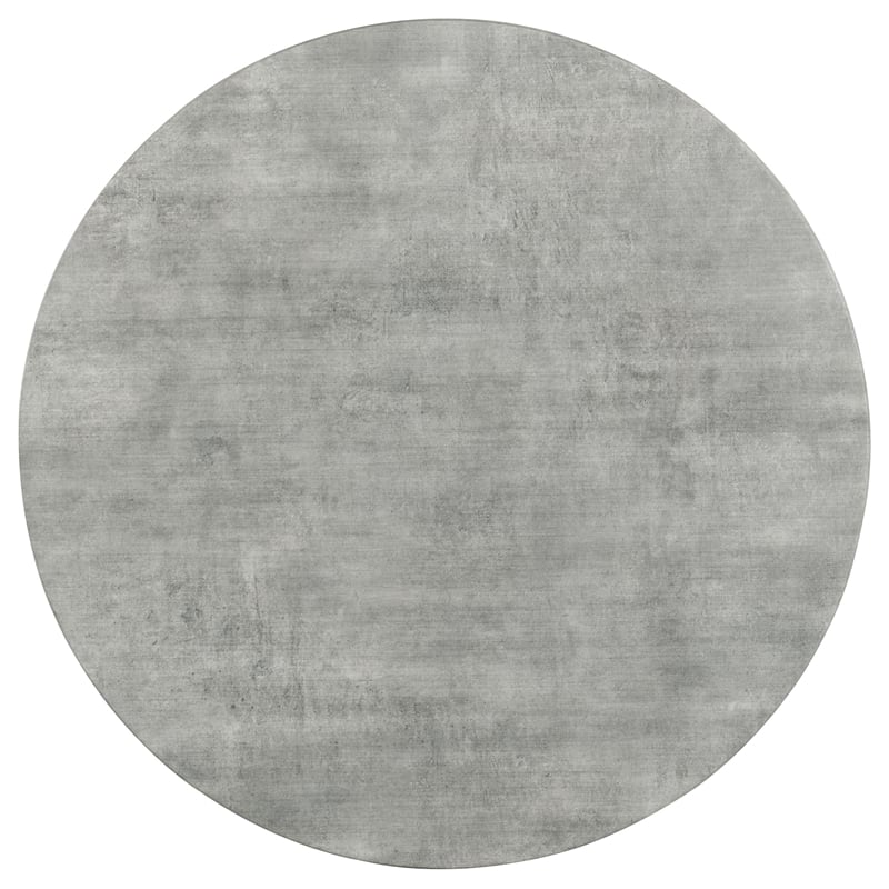Pemberly Row 2-piece Round Laminate Coffee and End Table Set in Cement