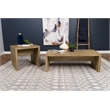Pemberly Row 2-piece Rectangular Coffee and End Table Set in Mango
