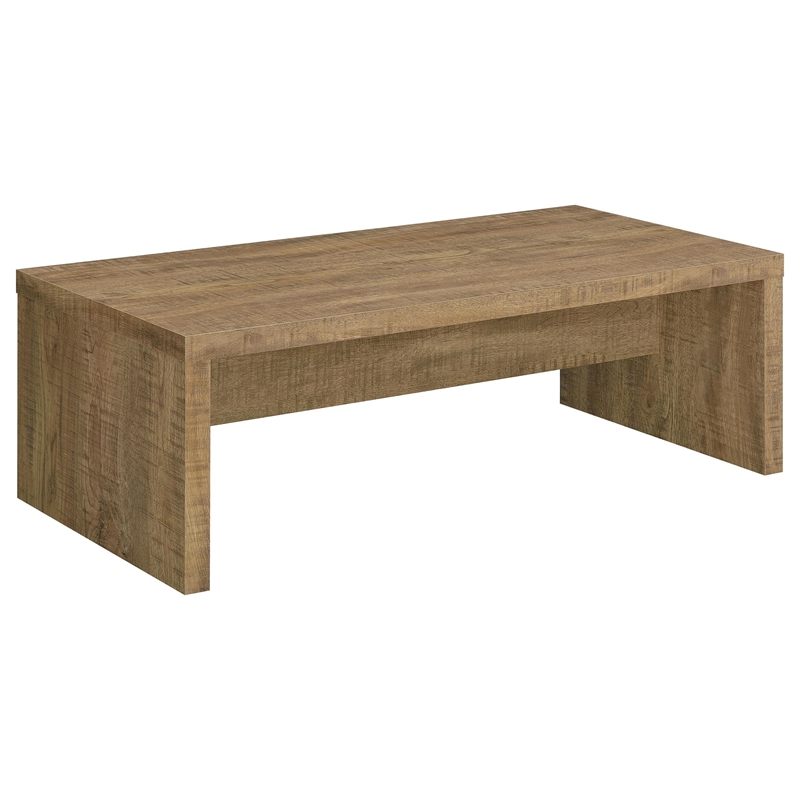 Pemberly Row 2-piece Rectangular Coffee and End Table Set in Mango