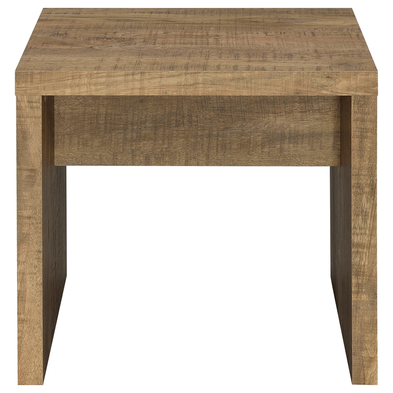 Pemberly Row 3-piece Rectangular Coffee and End Table Set in Mango