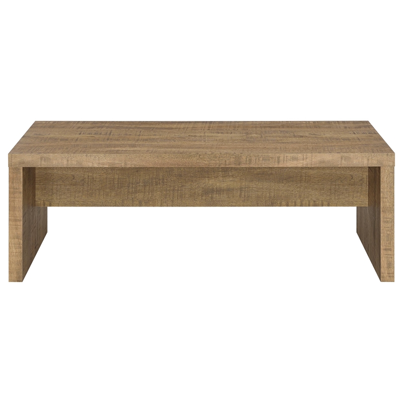 Pemberly Row 3-piece Rectangular Coffee and End Table Set in Mango
