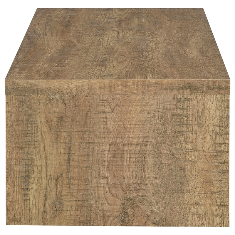 Pemberly Row 3-piece Rectangular Coffee and End Table Set in Mango