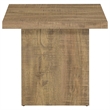 Pemberly Row 2-piece Square Laminate Coffee and End Table Set in Mango