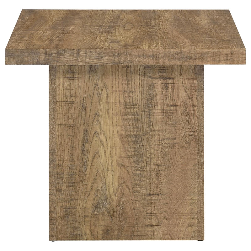 Pemberly Row 2-piece Square Laminate Coffee and End Table Set in Mango