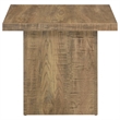 Pemberly Row 2-piece Square Laminate Coffee and End Table Set in Mango