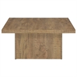 Pemberly Row 2-piece Square Laminate Coffee and End Table Set in Mango