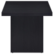 Pemberly Row 2-piece Square Engineered Wood Coffee Table Set in Black