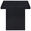 Pemberly Row 2-piece Square Engineered Wood Coffee Table Set in Black