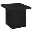 Pemberly Row 3-piece Square Engineered Wood Coffee Table Set in Black