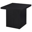 Pemberly Row 3-piece Square Engineered Wood Coffee Table Set in Black