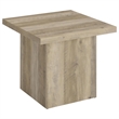Pemberly Row 2-piece Square Coffee and End Table Set in Distressed Pine