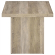 Pemberly Row 2-piece Square Coffee and End Table Set in Distressed Pine