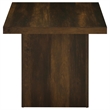 Pemberly Row Square Engineered Wood Side End Table in Dark Pine