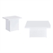 White High Gloss/ 2-piece