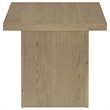 Pemberly Row 3-piece Square Engineered Wood Coffee Table Set in Latte