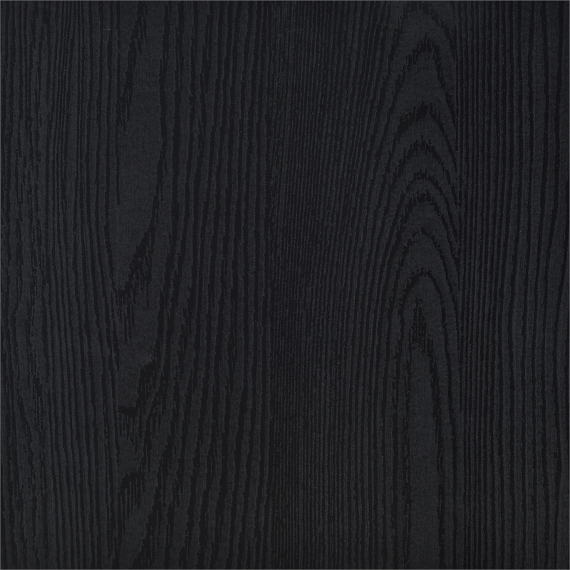 Pemberly Row 4-door Engineered Wood Accent Cabinet LED Lighting in Black