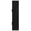 Pemberly Row 4-door Engineered Wood Accent Cabinet LED Lighting in Black
