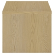 Pemberly Row Engineered Wood Accent Side End Table in Light Oak
