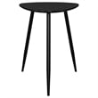 Pemberly Row 2-piece Triangular Coffee and End Table Set in Black