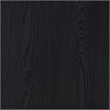 Pemberly Row Engineered Wood C-Shaped Sofa Side Table in Black
