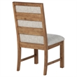 Pemberly Row 2-piece Upholstered Side Chair Set in Natural Brown