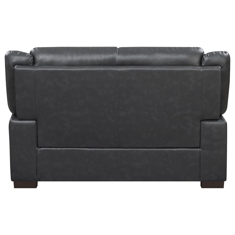 Pemberly Row 2-piece Upholstered Sofa and Loveseat Set in Grey