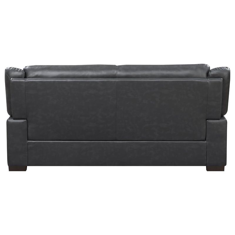Pemberly Row 2-piece Upholstered Sofa and Loveseat Set in Grey