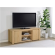 Pemberly Row 60-inch 2-door Engineered Wood TV Stand in Light Oak