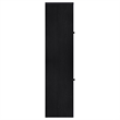 Pemberly Row 67-inch 2-door Engineered Wood Media Tower Cabinet in Black