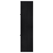 Pemberly Row 3-piece Engineered Wood Entertainment Center in Black