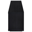 Pemberly Row 79-inch Engineered Wood TV Stand Fireplace in Black
