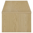 Pemberly Row 3-piece Engineered Wood Lift Top Coffee Table Set in Light Oak
