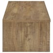 Pemberly Row Engineered Wood Lift Top Cocktail Coffee Table in Mango