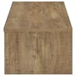 Pemberly Row Engineered Wood Lift Top Cocktail Coffee Table in Mango