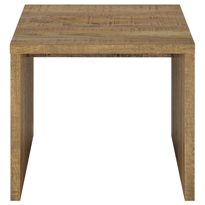 Pemberly Row 2-piece Engineered Wood Lift Top Coffee Table Set in Mango