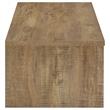 Pemberly Row 3-piece Engineered Wood Lift Top Coffee Table Set in Mango