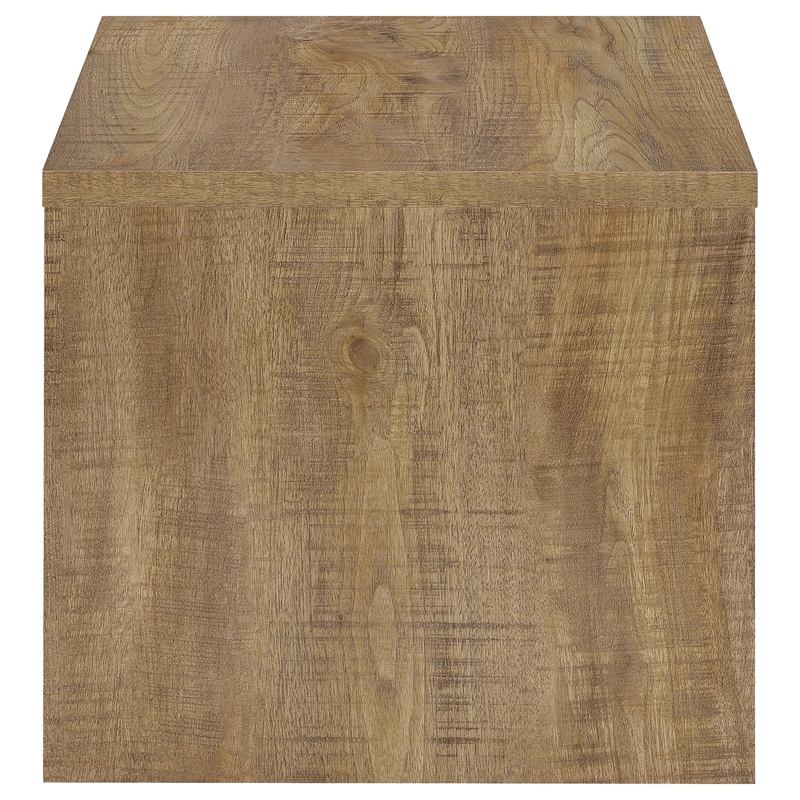 Pemberly Row 3-piece Engineered Wood Lift Top Coffee Table Set in Mango