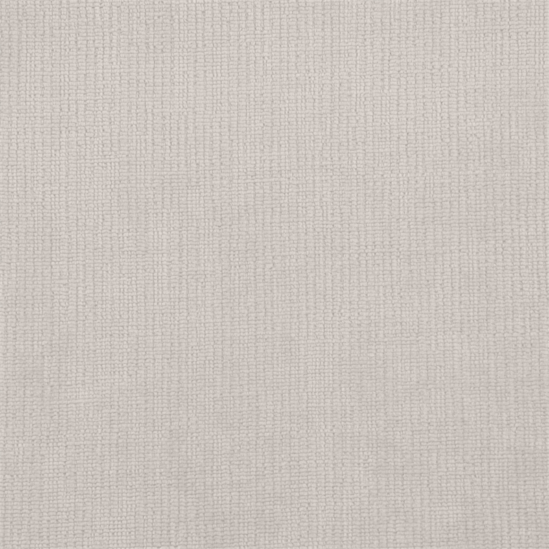 Pemberly Row Contemporary Chenille Upholstered Ottoman in Ivory